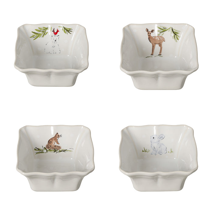 Set 4 Individual Bakers Deer Friends