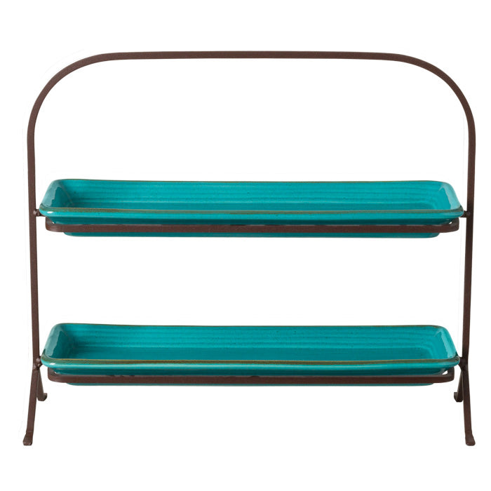 Tiered Stand with Two Trays Sardegna