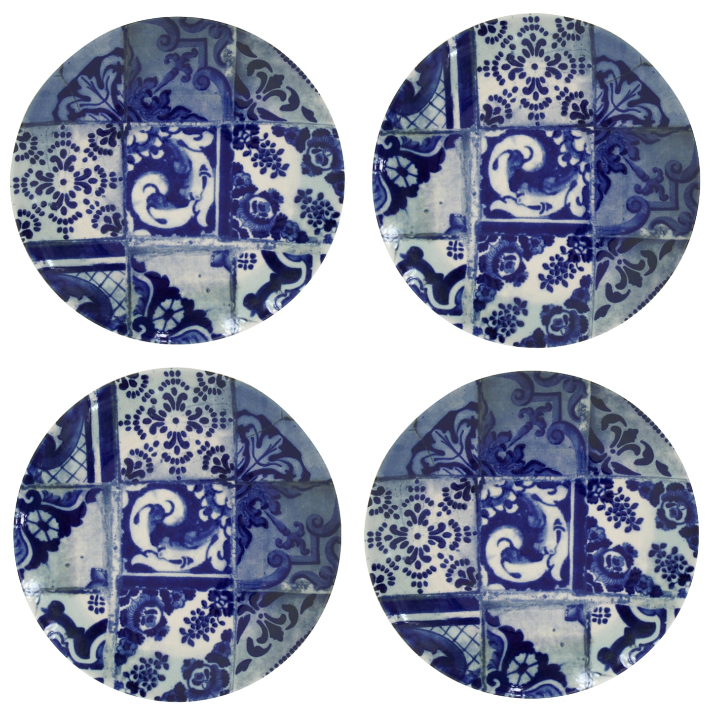 Set 4 Salad/Dessert Plates Lisboa