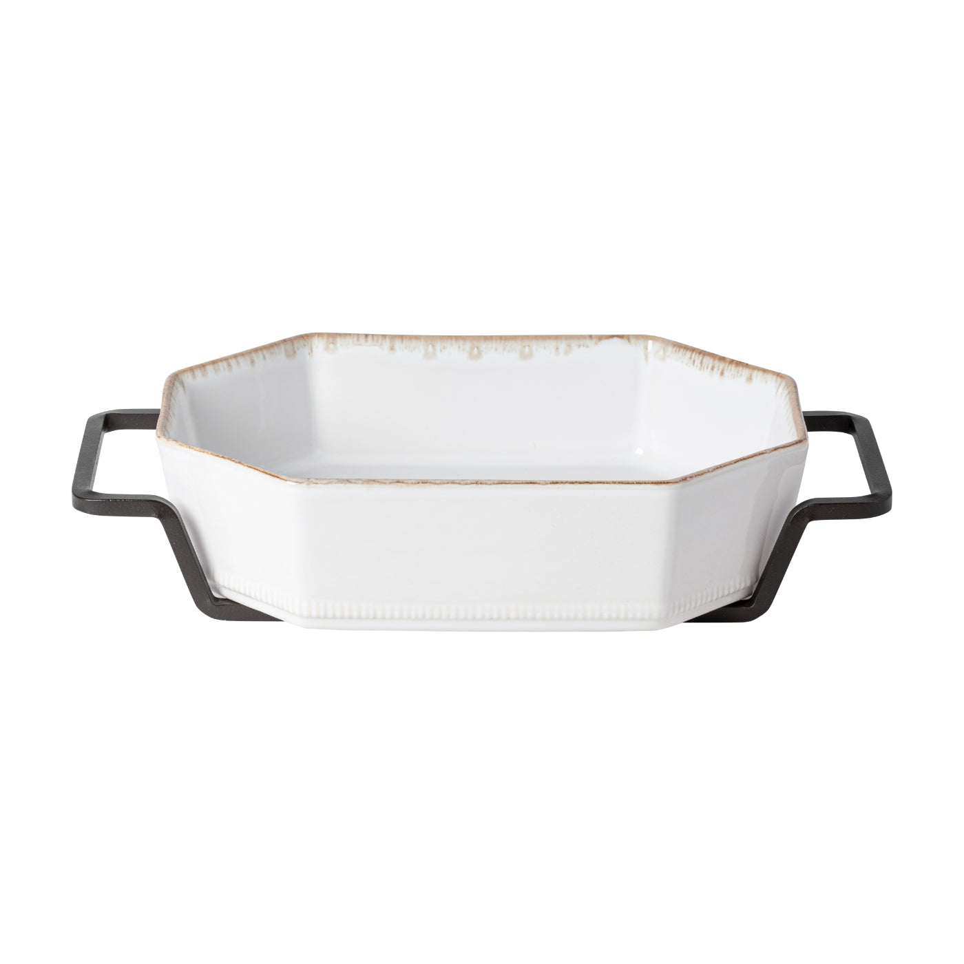 Octagonal Baker with Metallic Holder Luzia