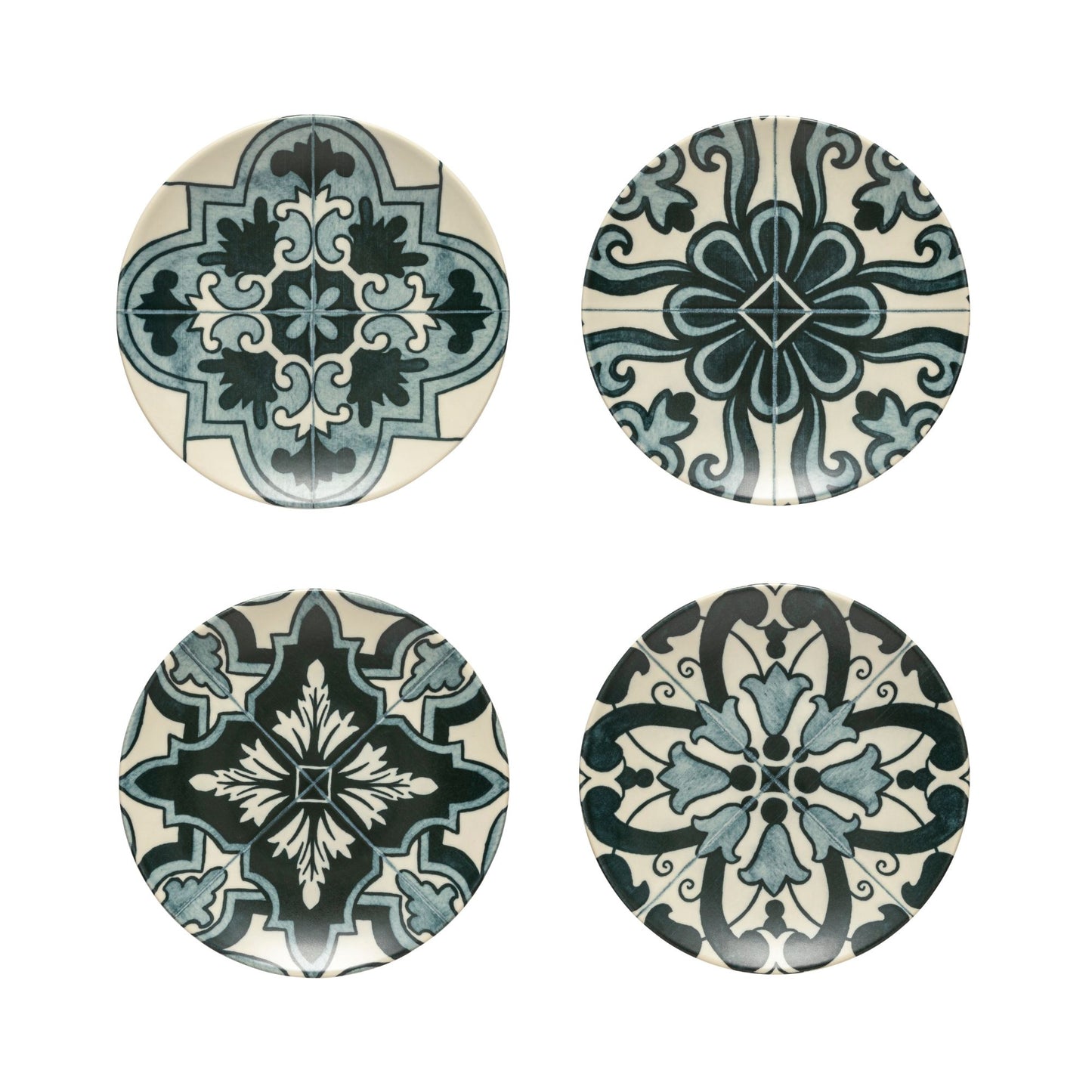 Set 4 Appetizer Plates Algarve - Elements