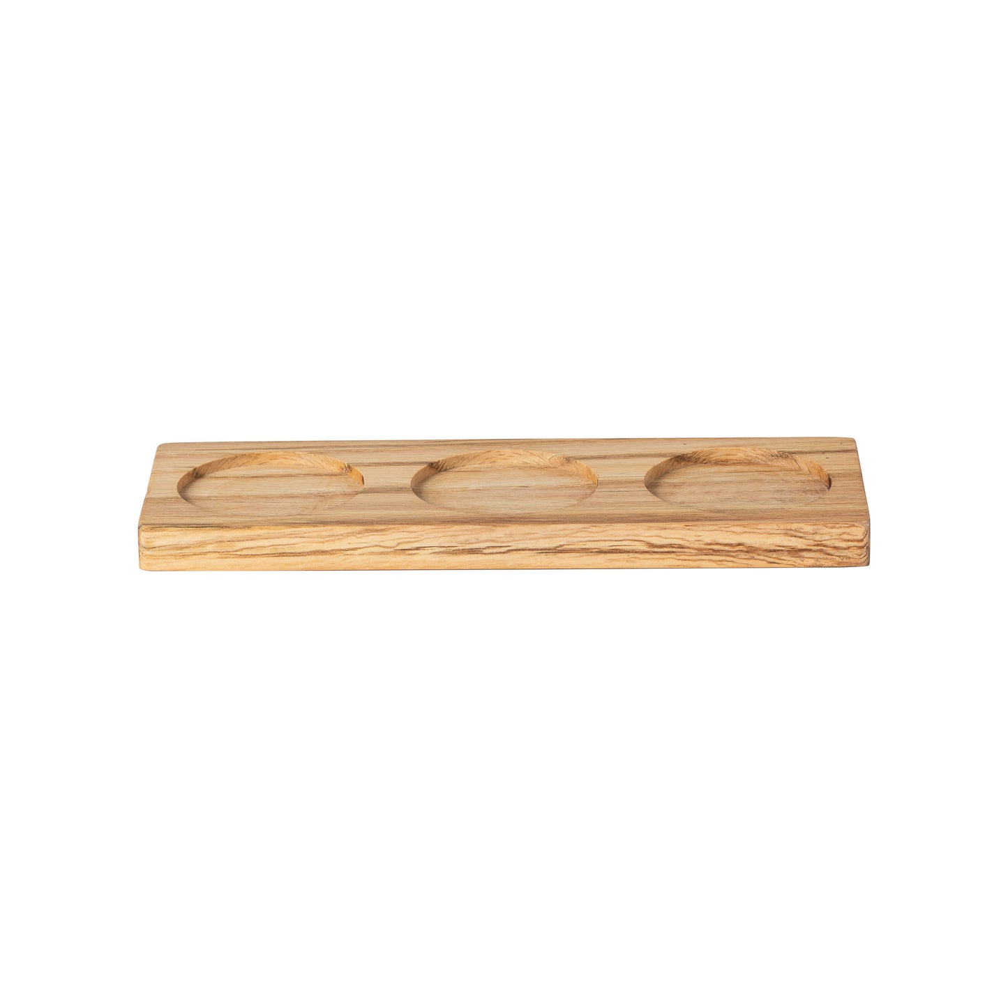 3-Section Rectangular Wood Tray Aparte