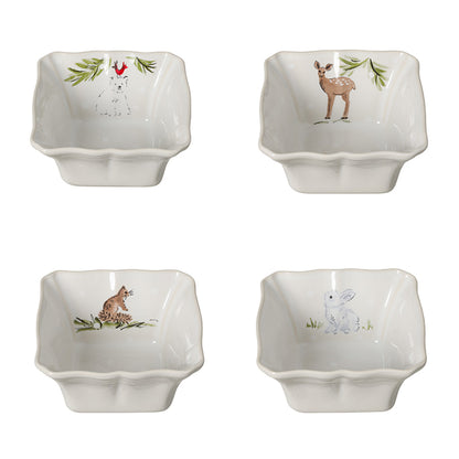Set 4 Individual Bakers Deer Friends