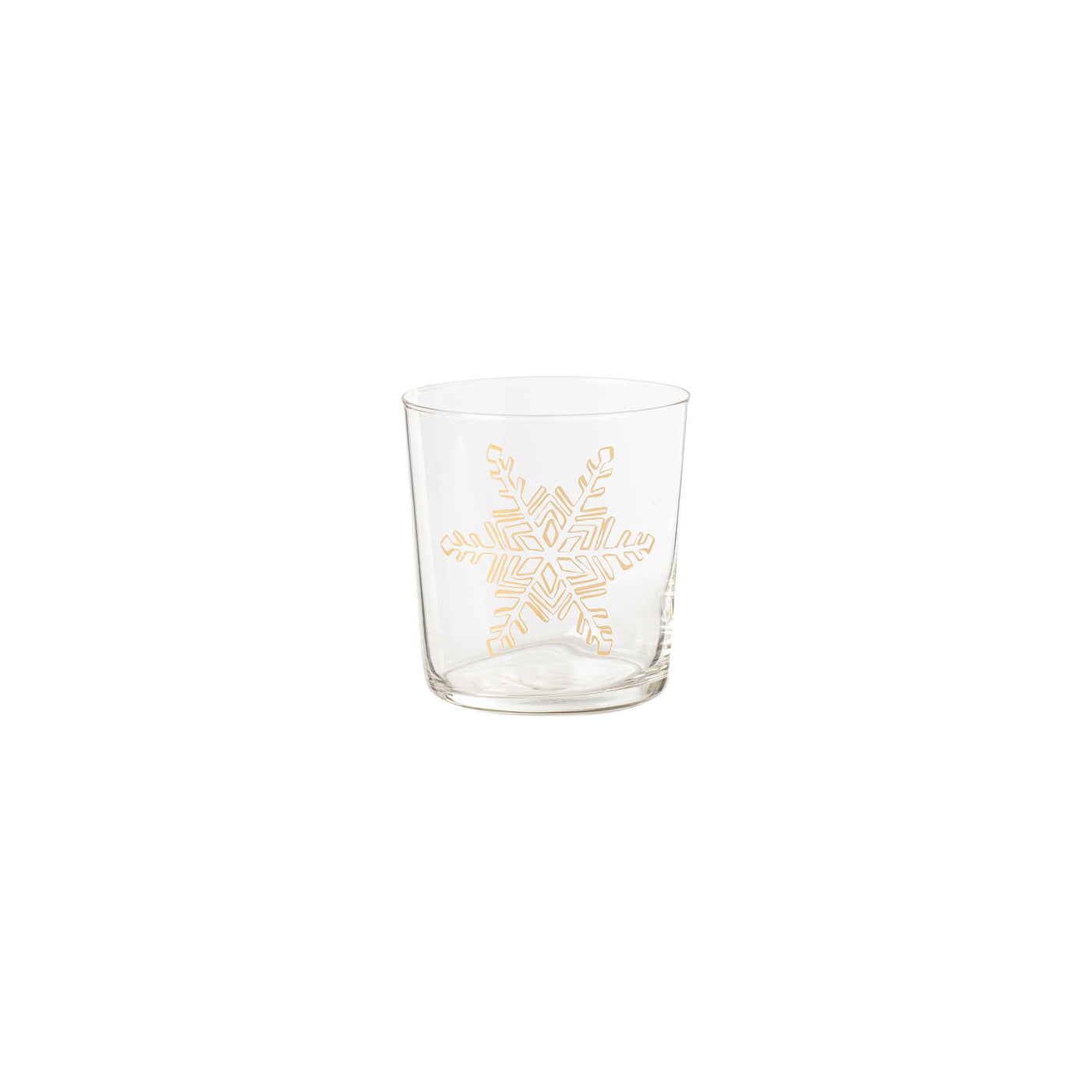 Double Old Fashion Glass Polka Dots Festive Glassware