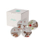 Set 4 Salad/Dessert Plates Deer Friends