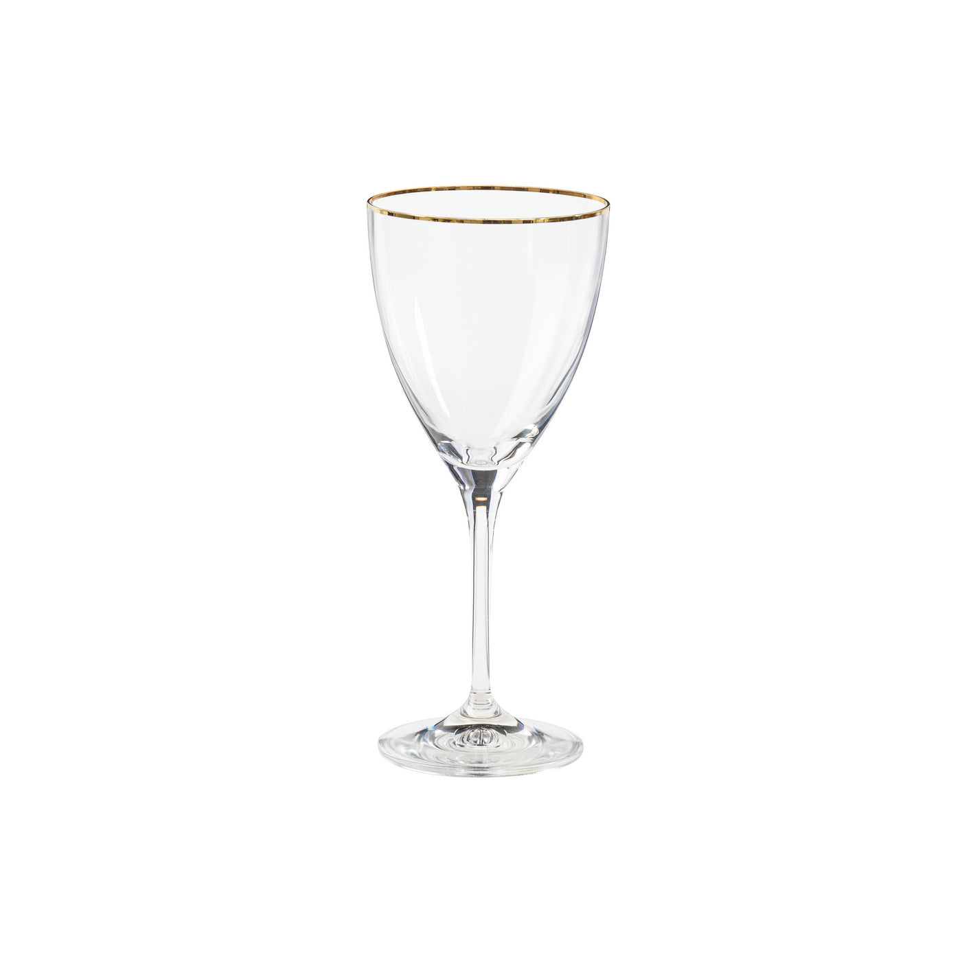Wine Glass with Golden Rim Sens