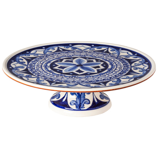 Footed Plate Alentejo Terracotta