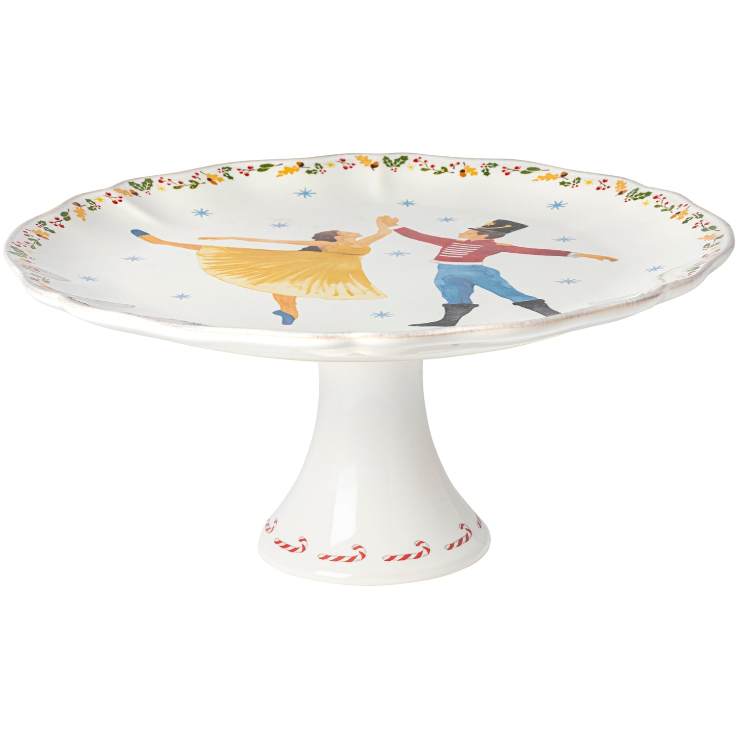 Large Footed Plate The Nutcracker