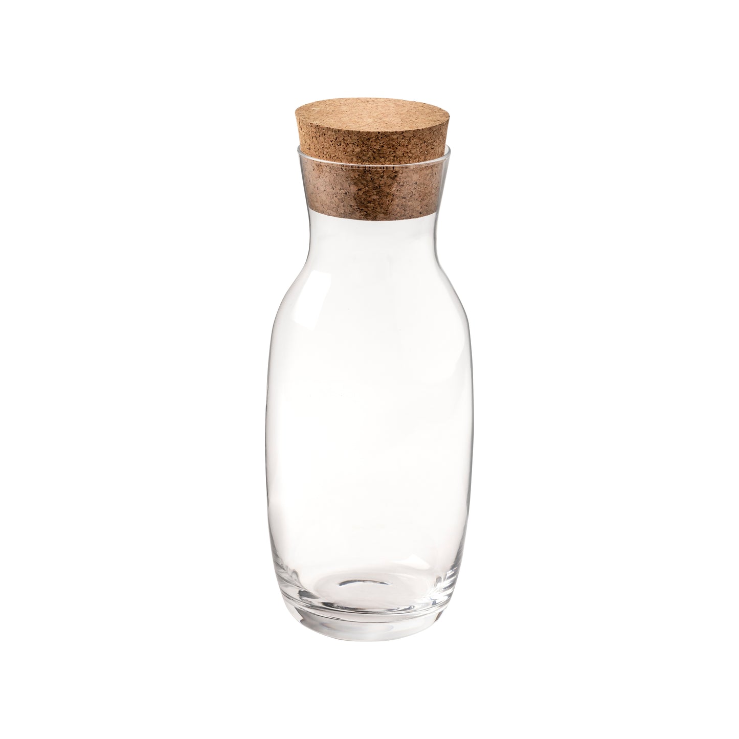 Glass Carafe with Cork Stopper Alegra