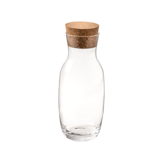 Glass Carafe with Cork Stopper Alegra