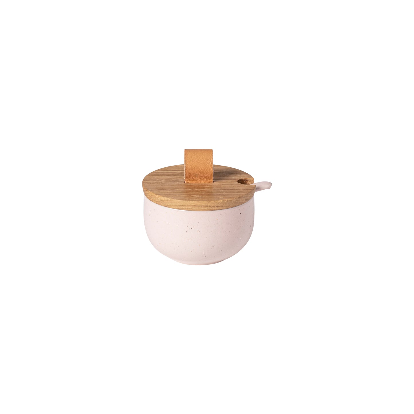 Sugar Bowl with Spoon and Wood Lid Pacifica