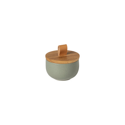 Salt Cellar with Wood Lid Pacifica