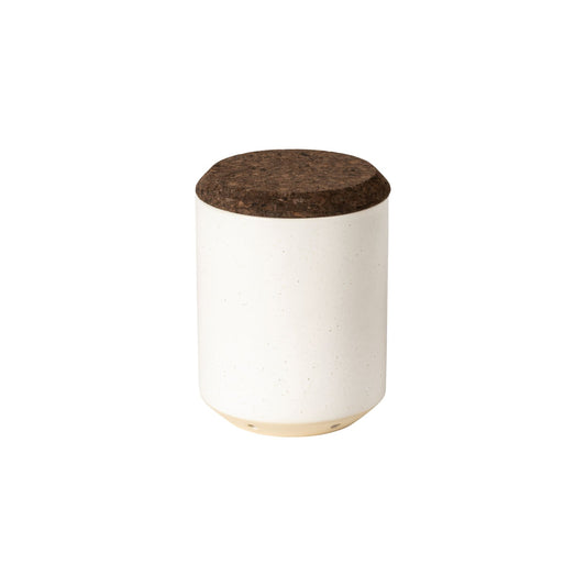 Garlic Cellar with Smoked Cork Lid Modern Storage