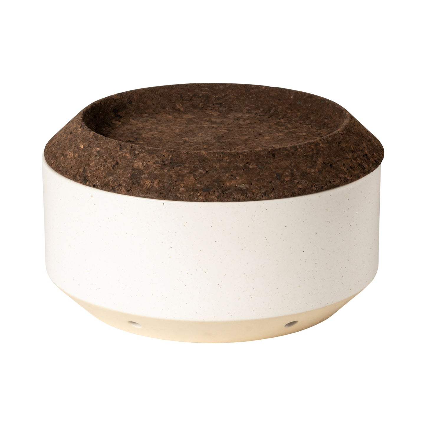 Onion Canister with Smoked Cork Lid Modern Storage