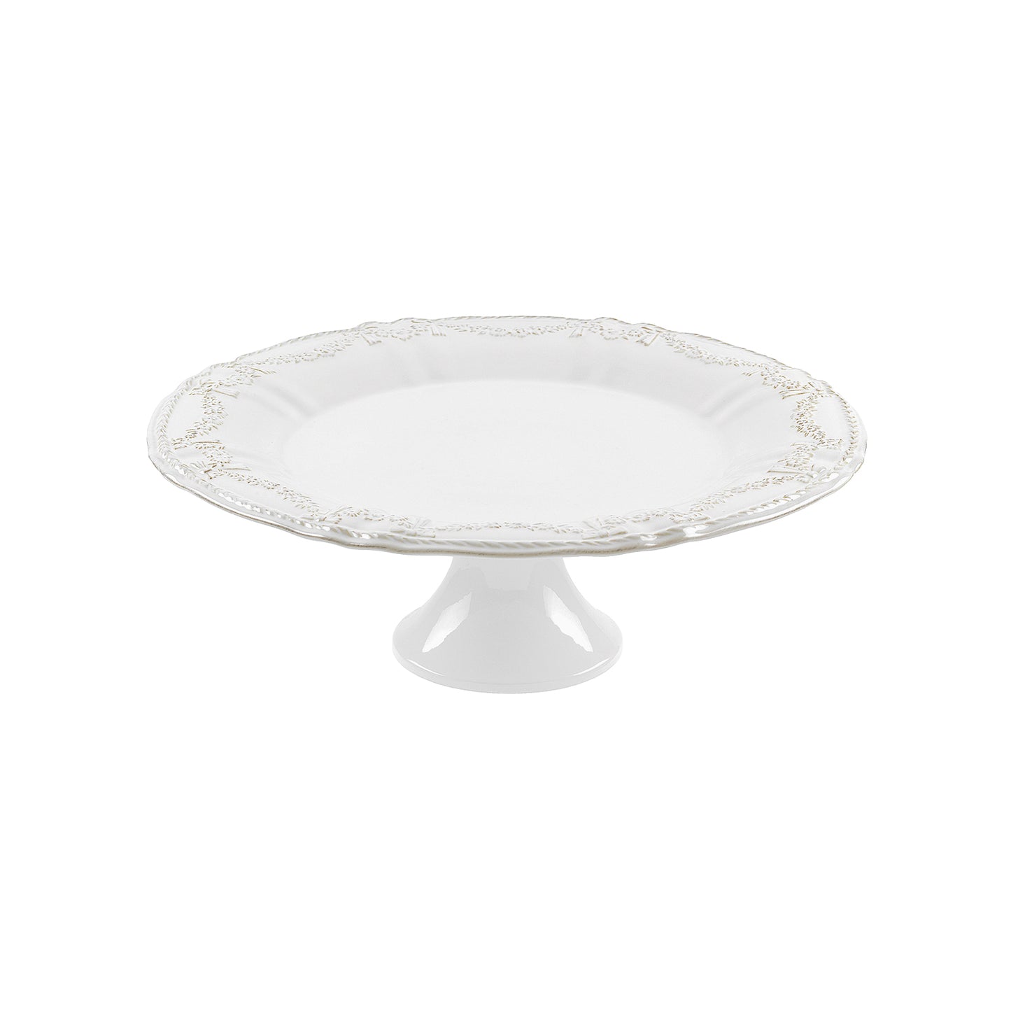 GIFT FOOTED PLATE LARGE VILLAGE