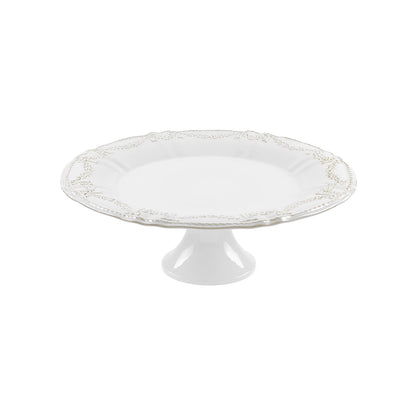 GIFT FOOTED PLATE LARGE VILLAGE
