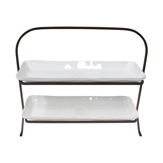 Tiered Stand with Two Trays Nova