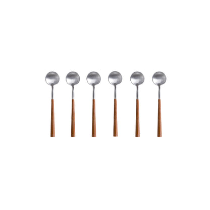 Flatware Coffee Spoon 6 Pieces Set Mito