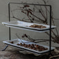Tiered Stand with Two Trays Lagoa Ecogres