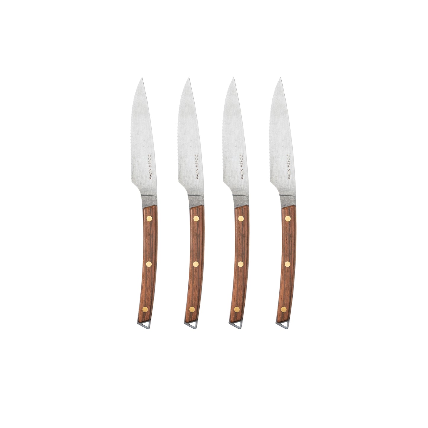 Set 4 Rosewood Steak Knives Remo