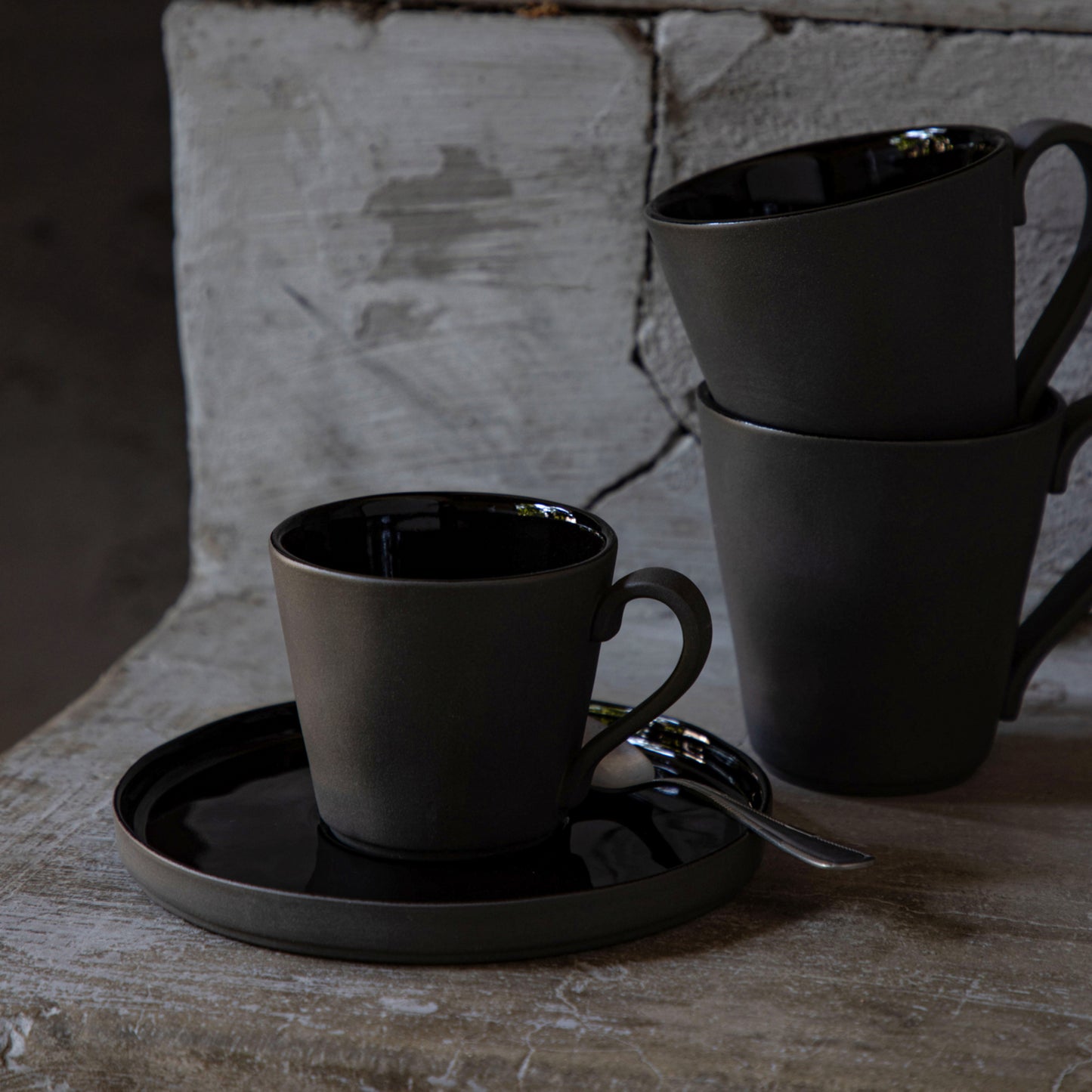Tea Cup and Saucer Lagoa Ecogres