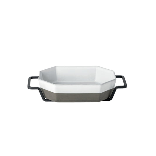 Octagonal Baker with Metallic Holder Plano