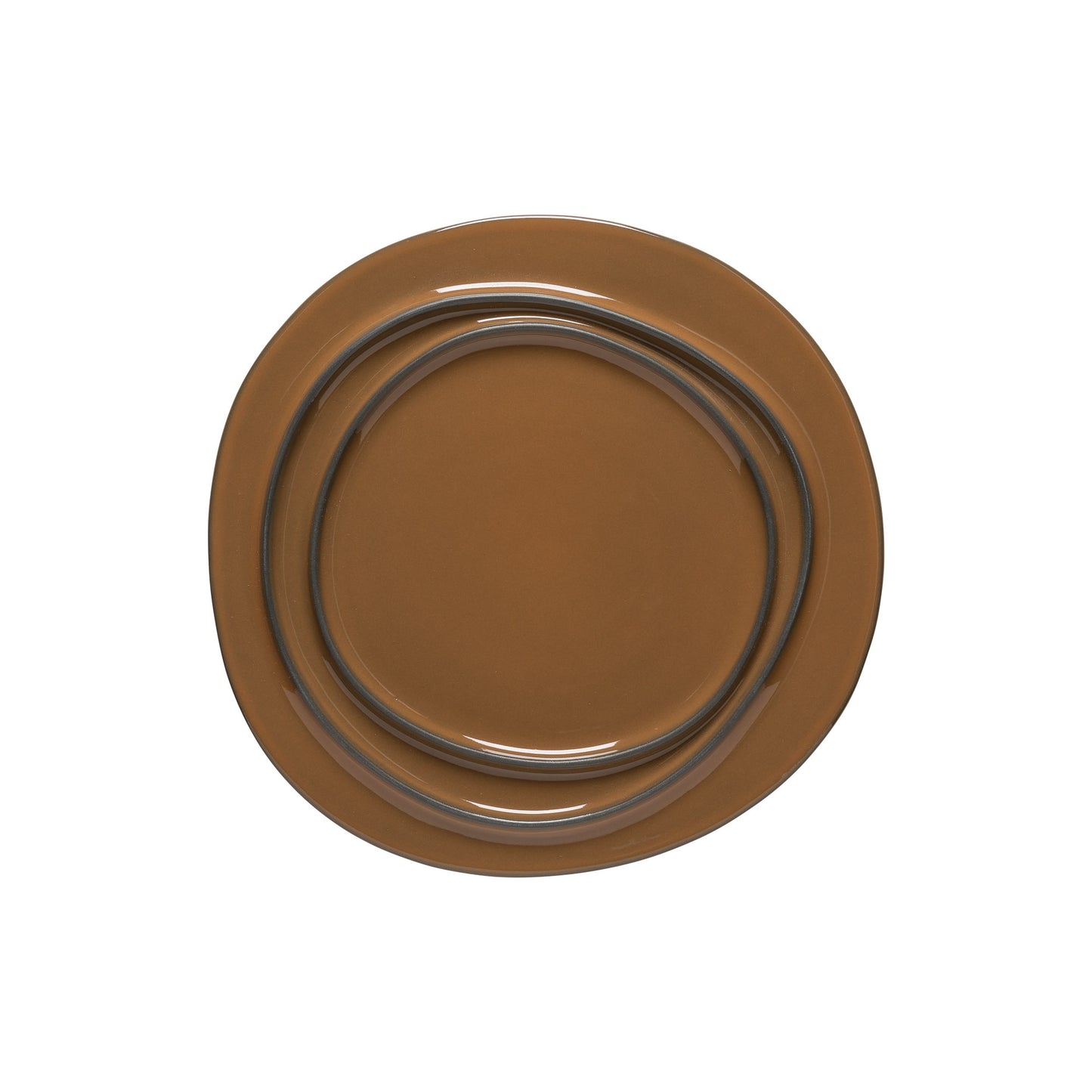 ROUND PLATE 28 AMBAR