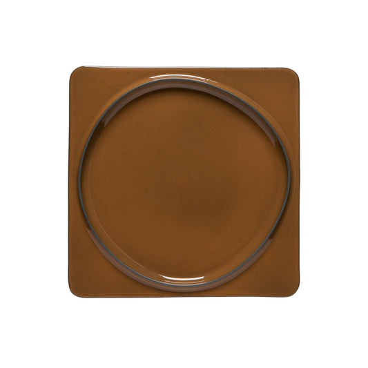 SQ. PLATE/TRAY 27 AMBAR