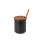 Honey Jar with Wood Lid and Scoop Boutique