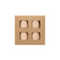 Set 4 Leather Napkin Rings Leather