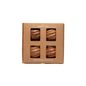 Set 4 Round Wood Napkin Rings Napkin Ring Collection - Wood