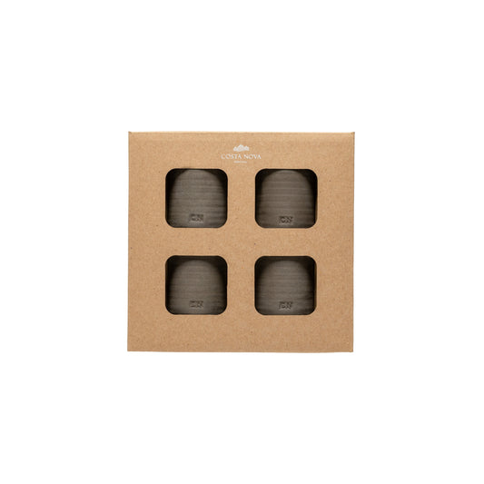 Set 4 Round Ecogres Napkin Rings Napkin Ring - eco Grés