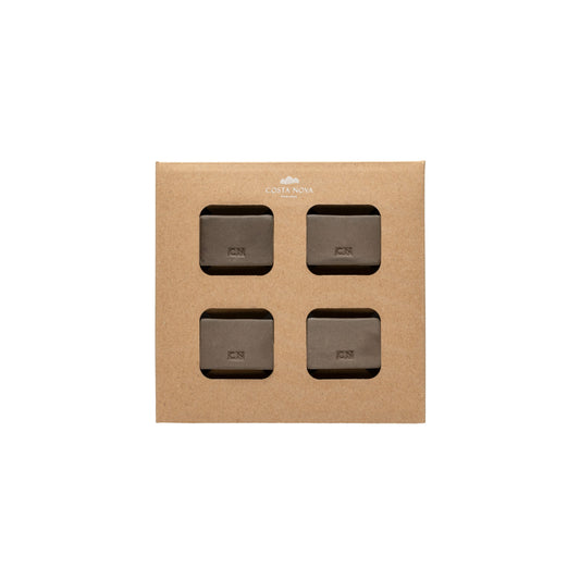 Set 4 Rectangular Ecogres Napkin Rings Napkin Ring - eco Grés