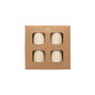 Set 4 Round Ceramic Napkin Rings Napkin Ring