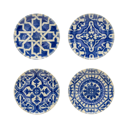 Set 4 Appetizer Plates Algarve - Elements