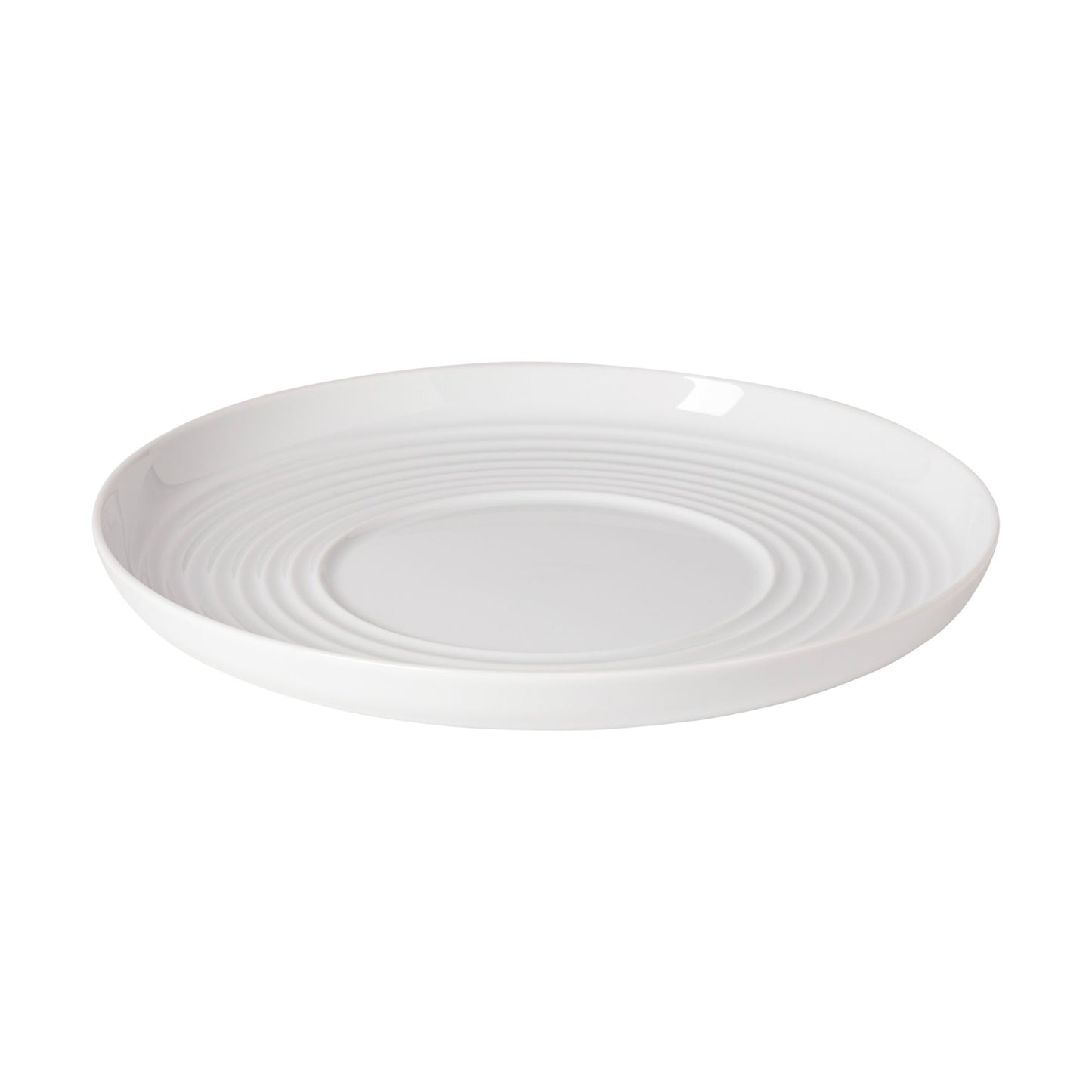 Porcelain Deep Round Wavy Plate Resonance