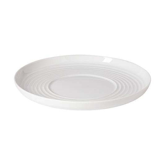 Porcelain Deep Round Wavy Plate Resonance