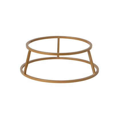 Low Metallic Round Riser Stacked Organic