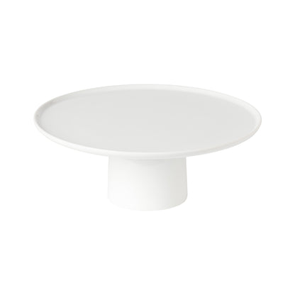 Footed Porcelain Plate Resonance
