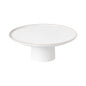 Footed Porcelain Plate Resonance