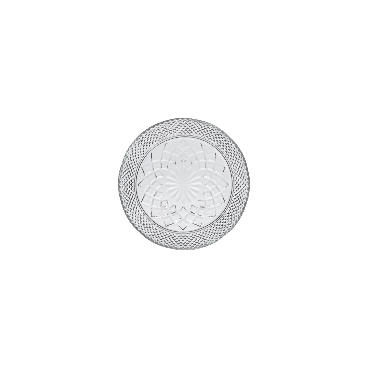 Glass Appetizer Plate Cristal