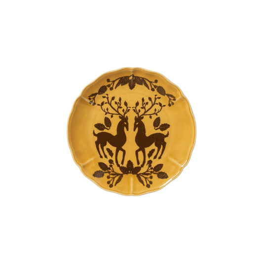 Set 4 Salad/Dessert Plates Forest