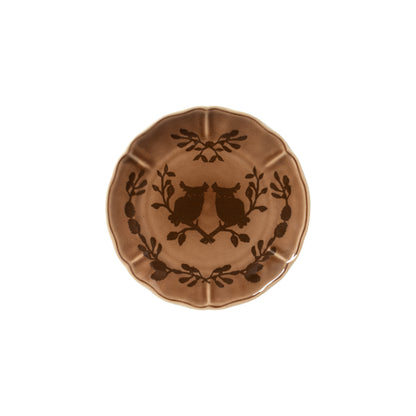 Set 4 Salad/Dessert Plates Forest
